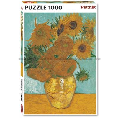 Van Gogh: Solsikker - Kunst, 1000 brikker