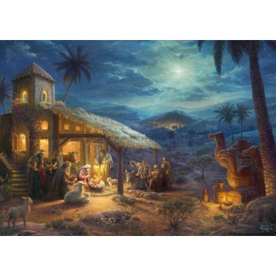 Bilde av Kinkade: Et barn er født i Bethlehem, 1000 brikker