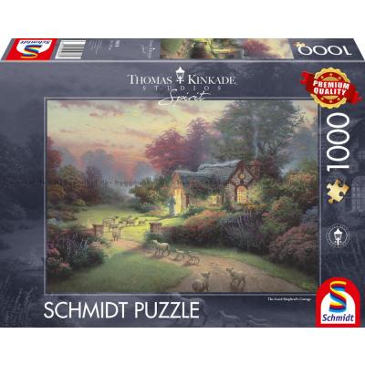 Kinkade: Hyrdens hytte, 1000 brikker