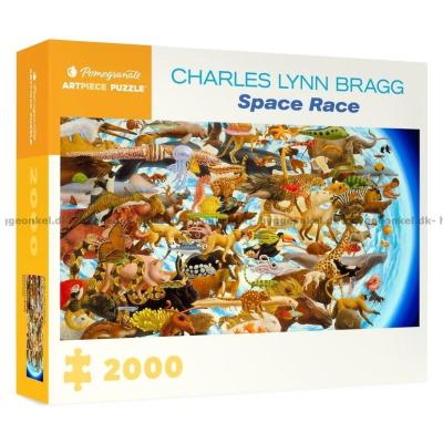 Bragg: Romkappløpet, 2000 brikker