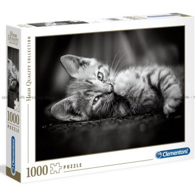 Kattungen - i svart-hvitt, 1000 brikker