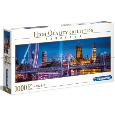 London på kveldtid - Panorama, 1000 brikker