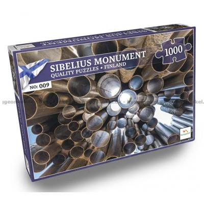 Finland: Sibelius-skulpturen, 1000 brikker