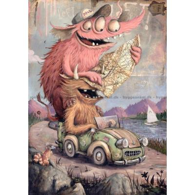Bilde av Zozoville: På tur, 2000 brikker