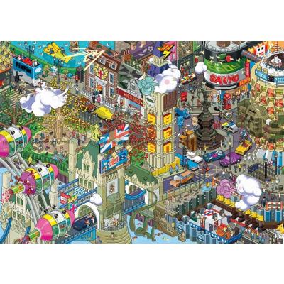 Bilde av eBoy: Pixorama - London, 1000 brikker