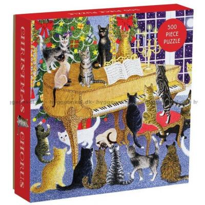 Katter: Julekoret, 500 brikker