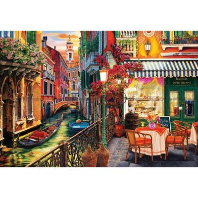 Bilde av Kafé i Venezia, 2000 brikker