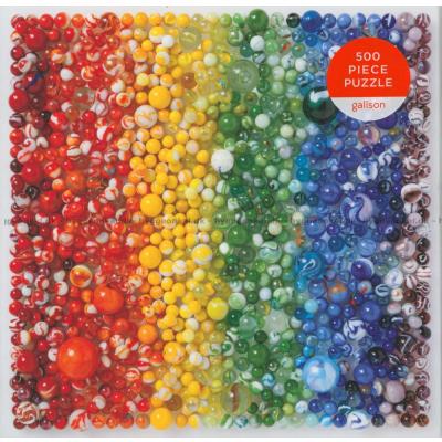 Klinkekuler i regnbuens farger, 500 brikker