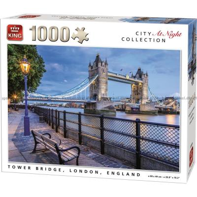 Tower Bridge på kveldstid, 1000 brikker