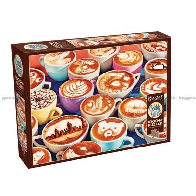 Kaffekunst, 1000 brikker