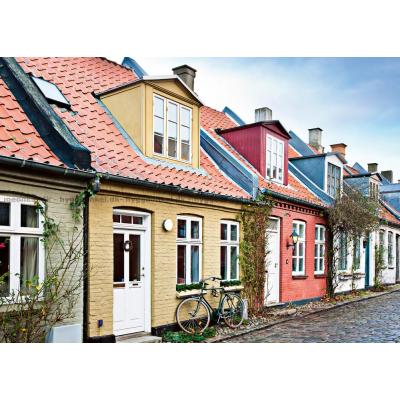 Bilde av Danmark: Hus i Århus, 1000 brikker