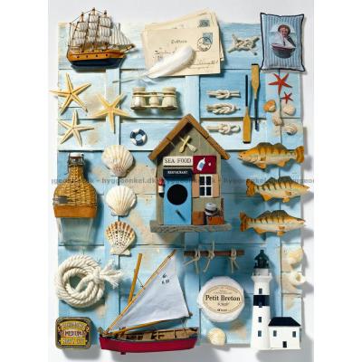 Bilde av Collage: Ved havet, 500 brikker