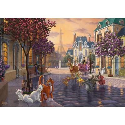 Bilde av Disney: Kinkade - Aristokattene, 1000 brikker