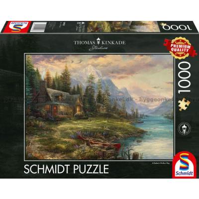 Kinkade: Kanotur, 1000 brikker