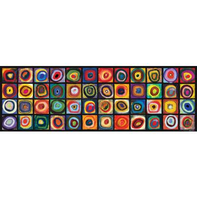 Kandinsky: Color Study - Panorama, 1000 brikker