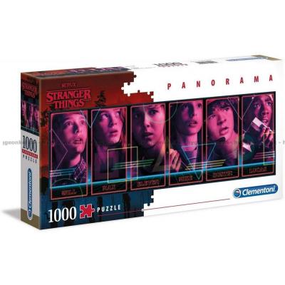 Stranger Things - Panorama, 1000 brikker