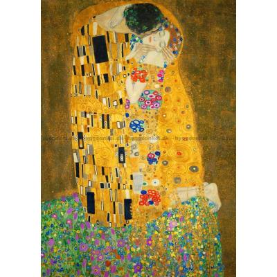 Bilde av Gustav Klimt: Kysset, 1000 brikker