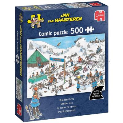 Reinsdyrløp, 500 brikker