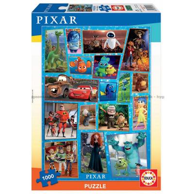 Disney: Pixar-familien, 1000 brikker