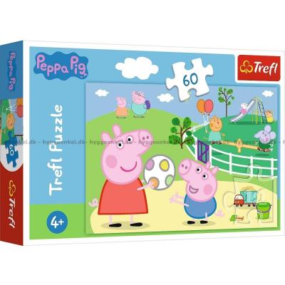 Peppa Gris: På lekeplassen, 60 brikker