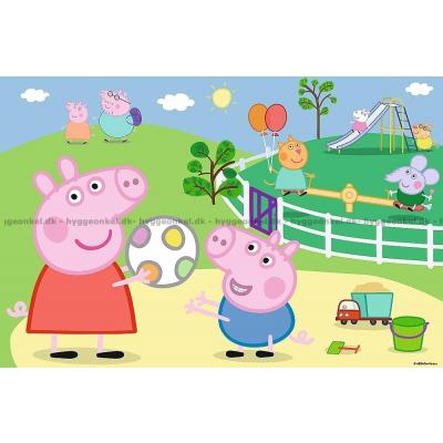 Bilde av Peppa Gris: På lekeplassen, 60 brikker