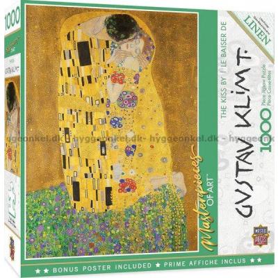 Gustav Klimt: Kysset - Kunst, 1000 brikker