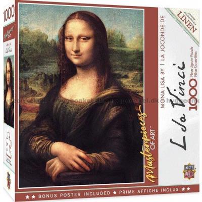 Da Vinci, Leonardi: Mona Lisa - Kunst, 1000 brikker