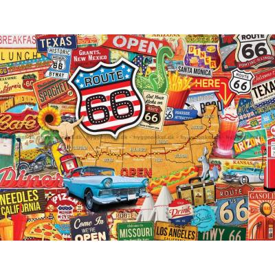 Route 66: Collage, 550 brikker