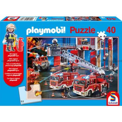 Playmobil: Brannbiler, 40 brikker