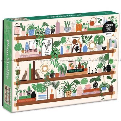 Hyllen med planter, 1000 brikker