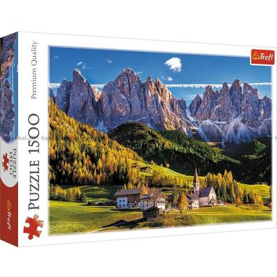 Italia: Dolomittene, 1500 brikker