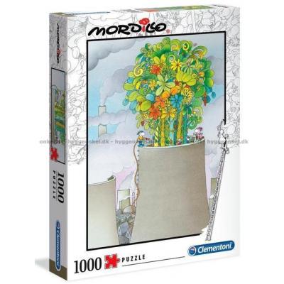 Mordillo: Blomster i skorsteinen, 1000 brikker