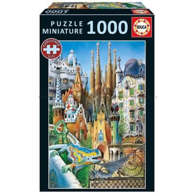 Gaudi: Collage - Miniatyr, 1000 brikker