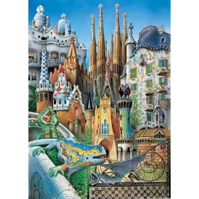Bilde av Gaudi: Collage - Miniatyr, 1000 brikker