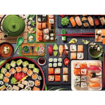 Bilde av Bordet er dekket: Sushi - Japan, 1000 brikker