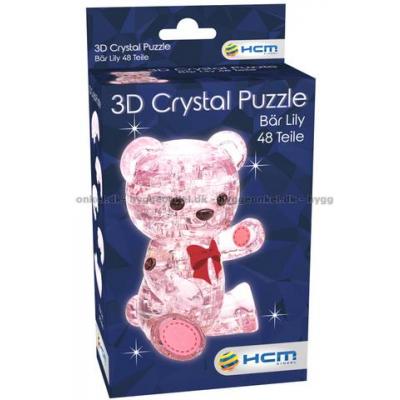 3D: Bamse - Rosa, 48 brikker