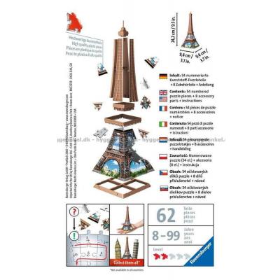 Bilde av 3D: Eiffeltårnet, 54 brikker