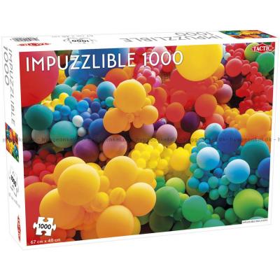 Fargerike ballonger, 1000 brikker