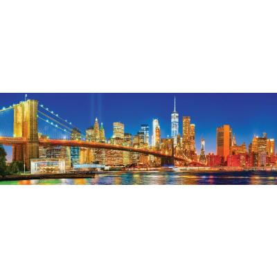 New York: Brooklyn Bridge - Panorama, 1000 brikker