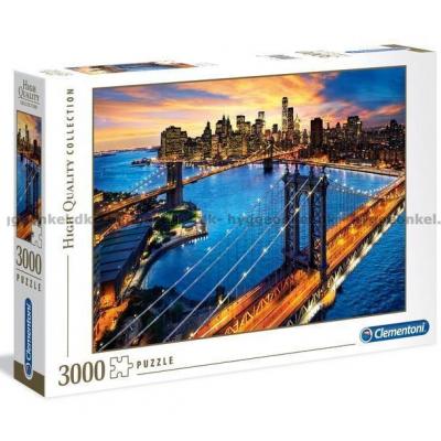 New York: Brooklyn Bridge, 3000 brikker