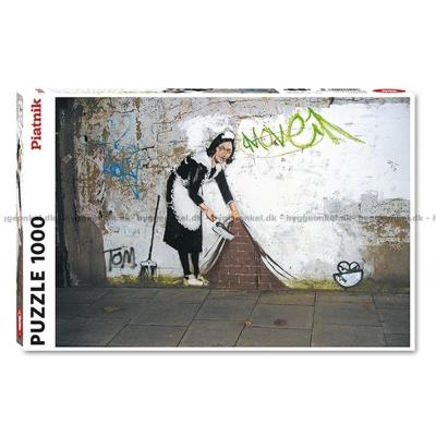 Banksy: Tjenestepike, 1000 brikker