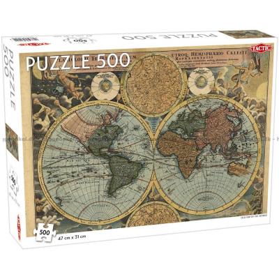 Antikt verdenskart, 500 brikker