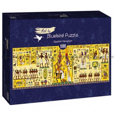 Egypt: Hieroglyf - Panorama, 1000 brikker