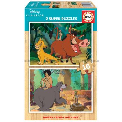 Disney: Jungelboken, 2x16 brikker