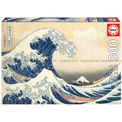 Hokusai: Den store bølgen, 500 brikker