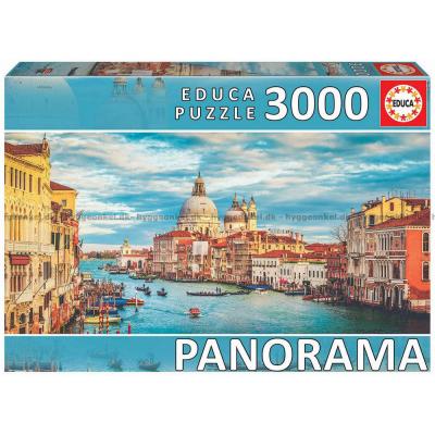 Italia: Grand Canal, Venezia - Panorama, 3000 brikker