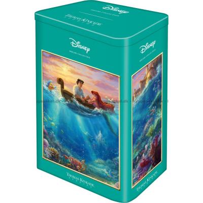 Disney: Kinkade - Den lille havfruen - Metalleske, 500 brikker