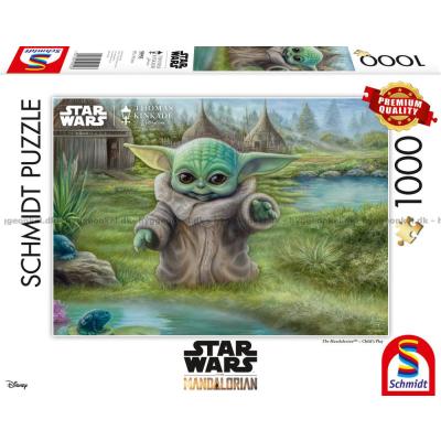 Star Wars: Kinkade - Mandolorian Baby Yoda, 1000 brikker