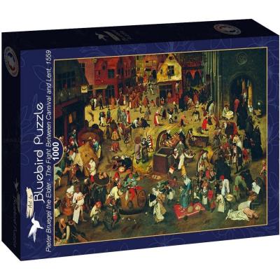 Brueghel: Kampen mellom karneval og faste, 1000 brikker