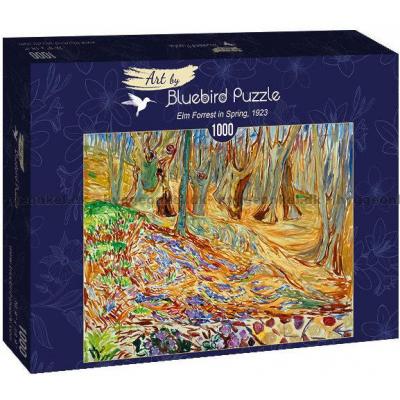 Munch: Elm Forest in Spring, 1000 brikker